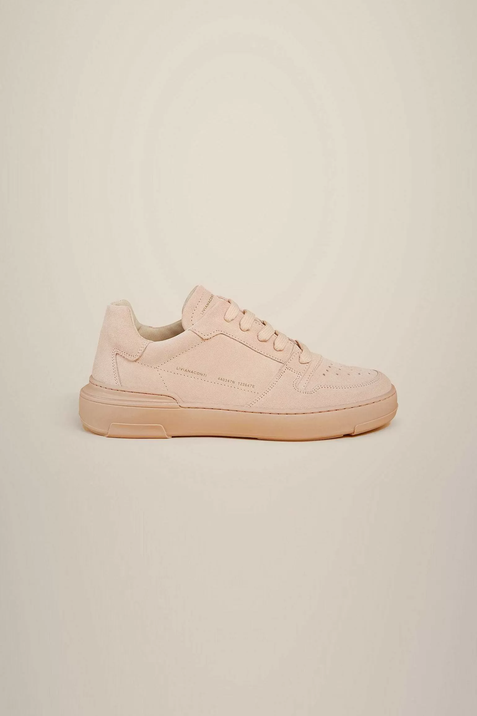 Shop Liviana conti Sneakers Allacciata Cipria 19