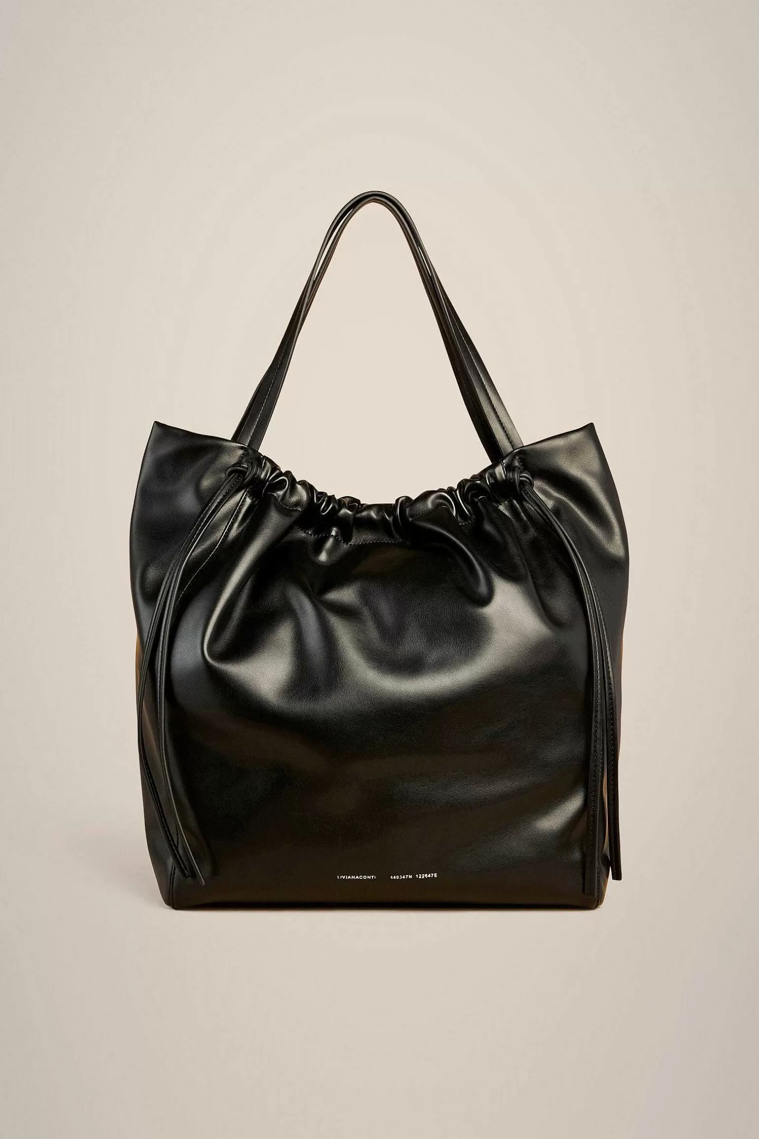 Sale Liviana conti Tote Arricciata Nero