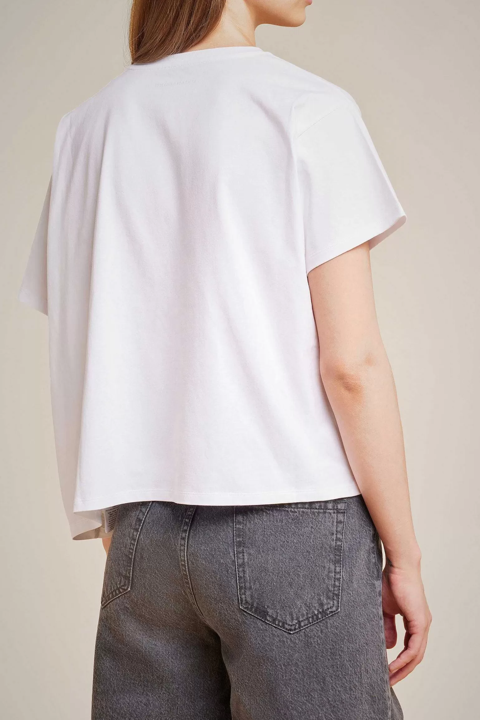 Clearance Liviana conti T-Shirt Bianco/Bosco