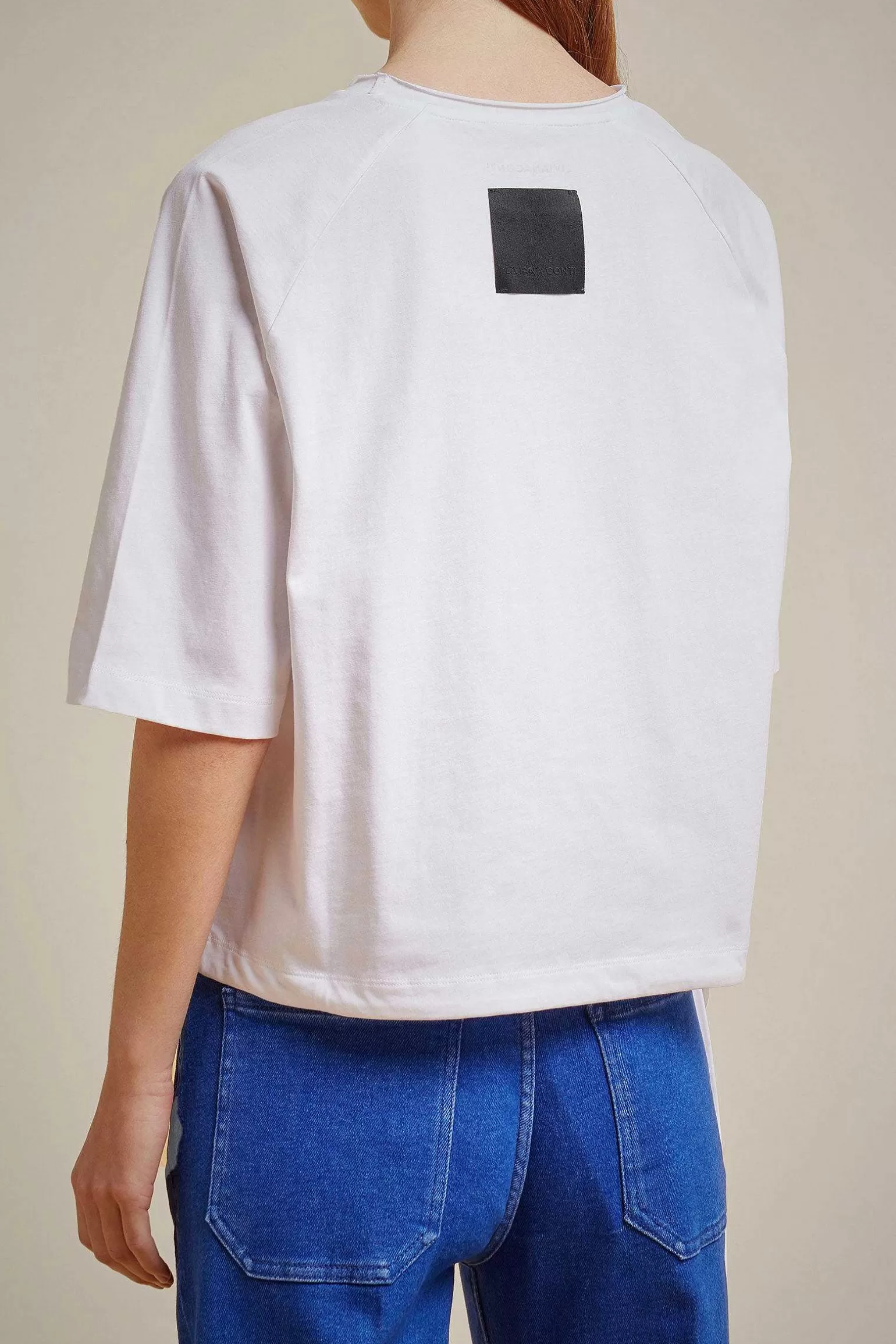 Outlet Liviana conti T-Shirt Bianco | Nero