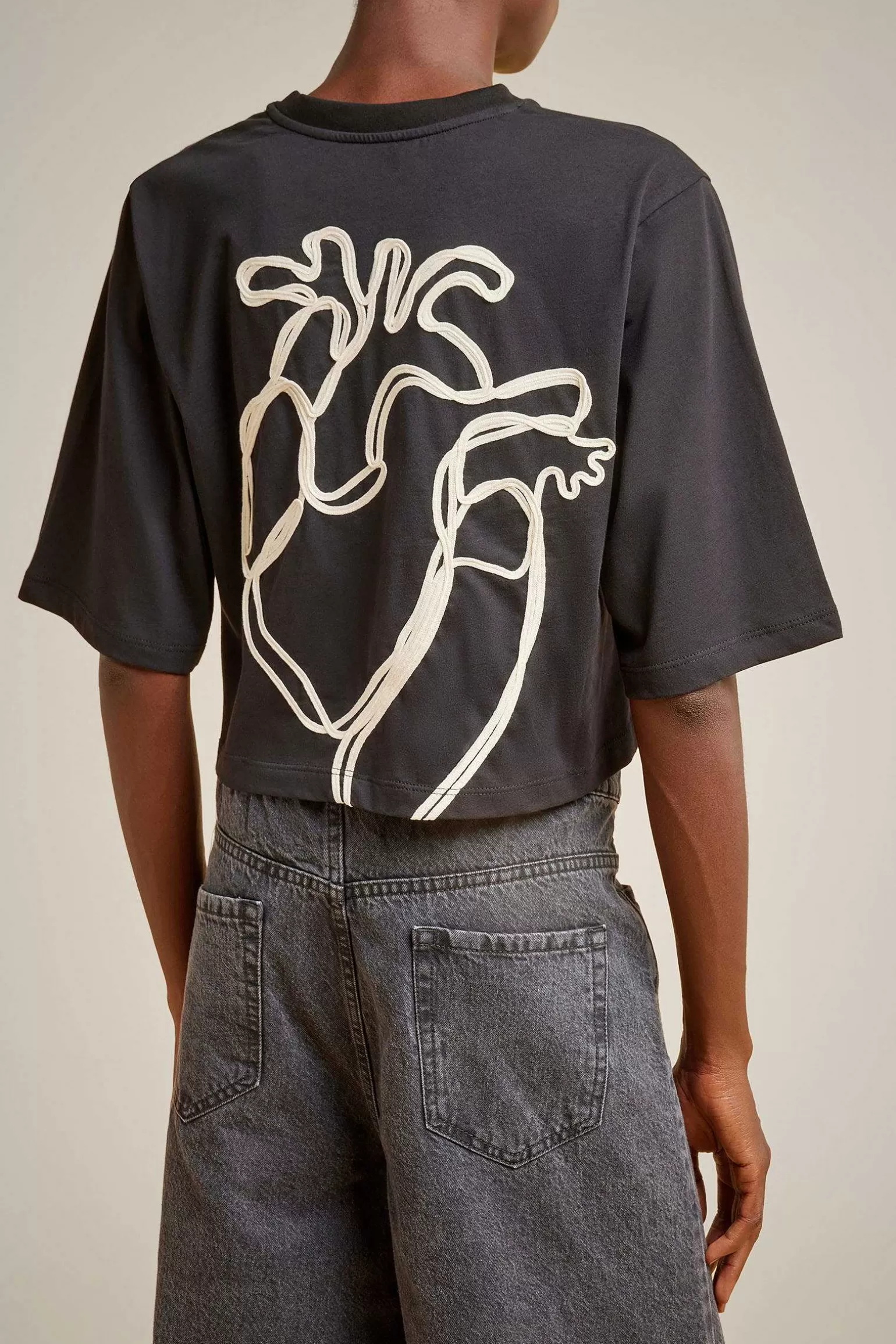 Sale Liviana conti T-Shirt Ricamo Nero