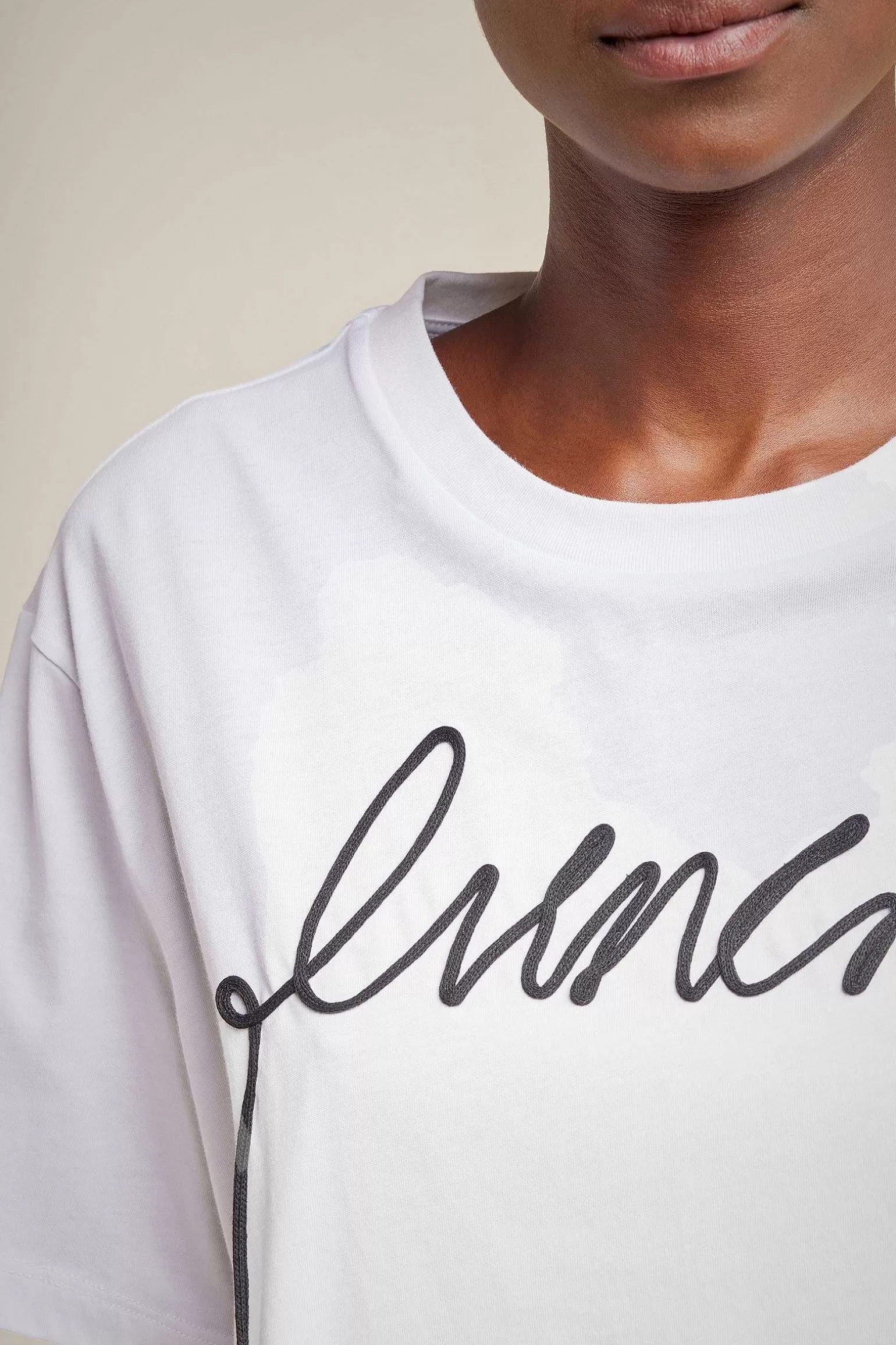Cheap Liviana conti T-Shirt Ricamo Bianco